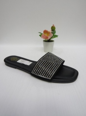 Klapki damskie na płaskim (36-41) EL-810 BLACK