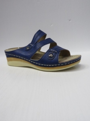 Klapki damskie na koturnie (36-41) B0231 NAVY
