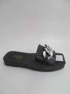 Klapki damskie na płaskim (36-41) NN-147 BLACK