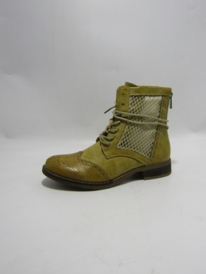 Botki damskie na płaskim (36-41) F6022 YELLOW