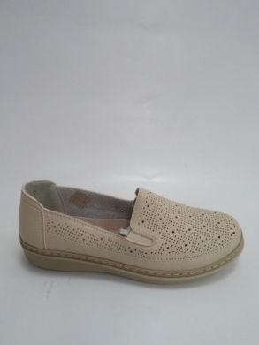 Półbuty damskie na płaskim (36-42) 91017 BEIGE