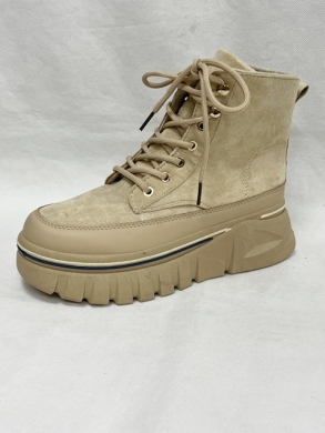 Botki damskie na płaskim (36-41) HL2110 BEIGE