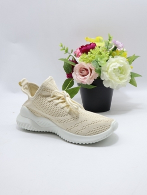 Buty sportowe damskie na płaskim (37-40) LEI-19 BEIGE