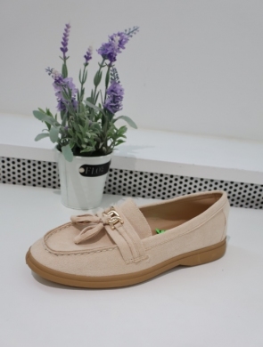 Mokasyny damskie na płaskim (36-41) GO-306 BEIGE