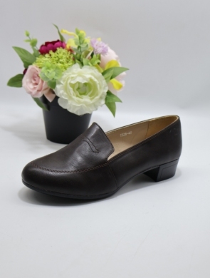 Półbuty damskie na obcasie (36-41) NZ1528 BROWN