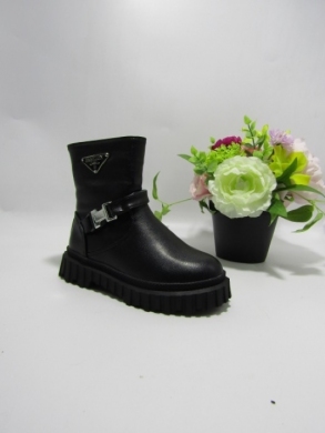 Botki dziewczęce ocieplane (25-30) KL-27 BLACK