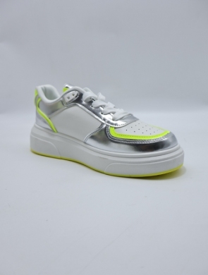 Buty sportowe damskie na płaskim (36-41) 8-87 SILVER