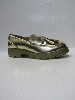 Mokasyny damskie na płaskim (36-41) 8718-1 GOLD