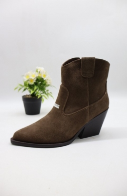 Botki damskie na obcasie (36-41) 5078 KHAKI