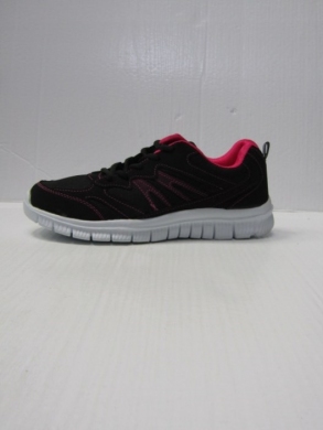 Buty sportowe damskie na płaskim (36-41) N318 BLACK/PLUM