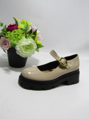 Półbuty damskie na obcasie (36-41) H013 BEIGE