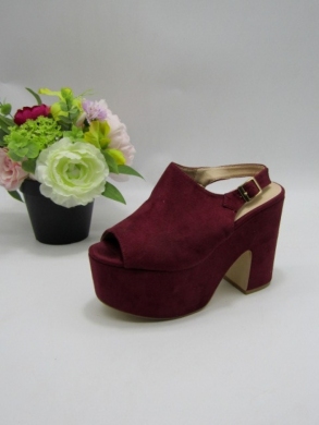 Sandały damskie na obcasie (36-41) 8263 BORDO