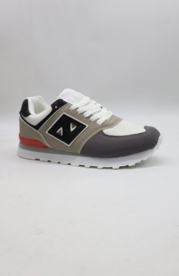 Buty sportowe damskie na płaskim (36-41) DNB6-9 WH/GREY