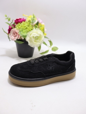 Buty sportowe damskie na płaskim (36-41) V1001 BLACK