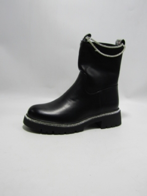 Botki damskie na płaskim (36-41) 9538A BLACK