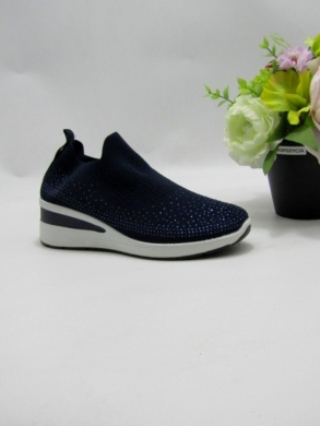 Buty sportowe damskie na koturnie (36-41) FM30 NAVY