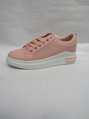 Buty sportowe damskie na płaskim (36-41) BO-167 PINK