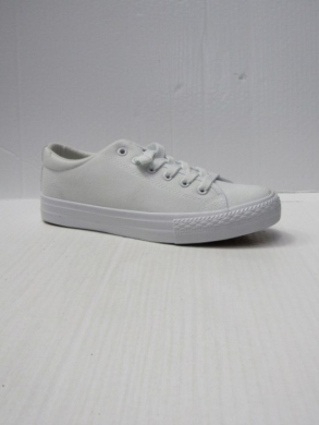 Buty sportowe damskie na płaskim (36-41) TR001 WHITE