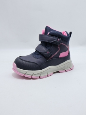 Botki dziewczęce ocieplane (25-30) A387 BLUE/PINK