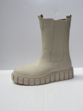Botki damskie na płaskim (36-41) D63 BEIGE