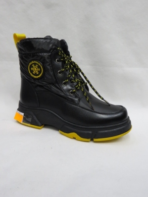 Śniegowce dziecięce (32-37) A307 BLACK/YELLOW