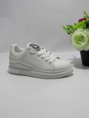 Buty sportowe damskie na płaskim (36-41) Y126 WHITE