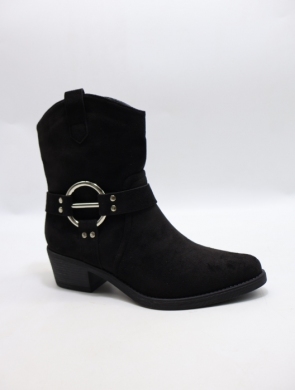 Botki damskie na obcasie (36-41) RXJ236 BLACK