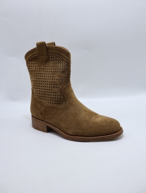 Botki damskie na płaskim (36-41) Y83 KHAKI