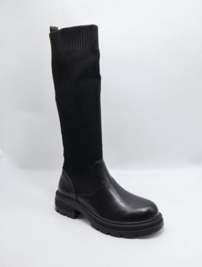Kozaki damskie na płaskim (36-41) 888-63 BL