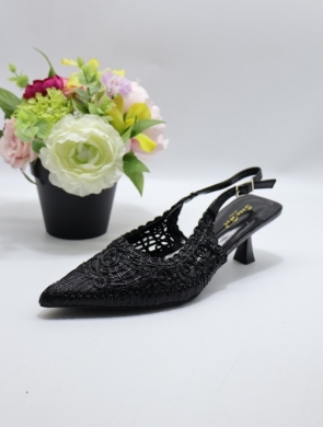 Sandały damskie na szpilce (36-41) Y2385 BLACK