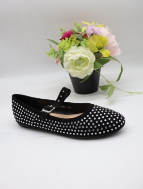 Baleriny damskie (36-41) L11-263 BLACK
