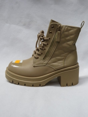 Botki damskie na obcasie (36-41) AF1026 KHAKI