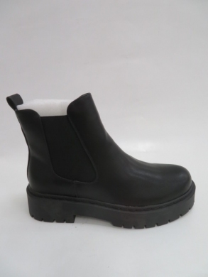 Botki damskie jesienne na płaskim (36-41) A-757 BLACK