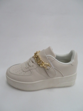 Sneakersy damskie niskie (36-41) B0-808 BEIGE