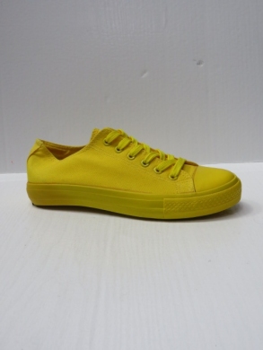 Trampki damskie na płaskim (36-41) B338 YELLOW