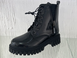 Botki damskie jesienne na płaskim (36-41) GD-FL2044 BLACK