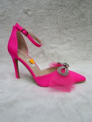 Sandały damskie na szpilce (36-41) NF82 FUCHSIA
