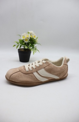 Buty sportowe damskie na płaskim (36-41) EV517 KHAKI