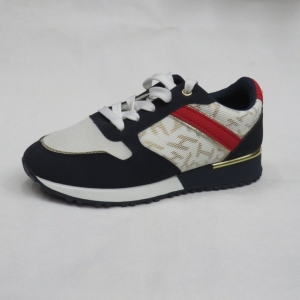 Buty sportowe damskie na płaskim (36-41) R-80 RED