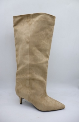 Kozaki damskie na szpilce (36-41) 2339 KHAKI