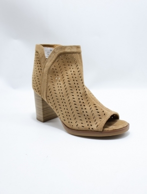 Botki damskie na obcasie (36-41) 3150 KHAKI