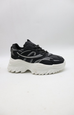 Buty sportowe damskie na płaskim (36-41) 6025 BLACK