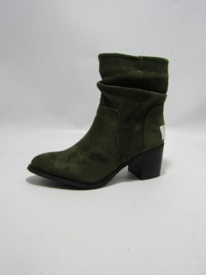Botki damskie ocieplane na obcasie (36-41) F6303 GREEN