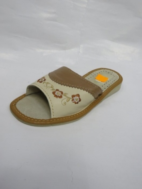 Kapcie damskie (37-41) SD191B Skórzane