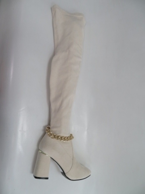 Kozaki damskie jesienne na obcasie (36-41) 3320 BEIGE