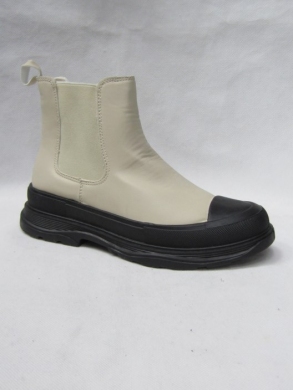 Botki damskie na płaskim (36-41) 6375 BEIGE