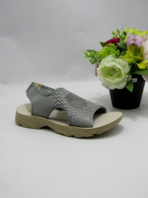 Sandały damskie na płaskim (39-43) DX8129 GREY