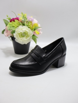 Półbuty damskie na obcasie (36-41) 68144 BLACK