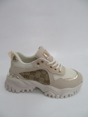 Sneakersy damskie niskie (36-41) AB881 LBEIGE