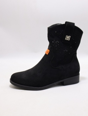 Botki damskie na płaskim (36-41) 3203 BLACK